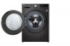 Πλυντήριο-Στεγνωτήριο Ρούχων LG TURBOWASH F4DV910H2S INVERTER DIRECT DRIVE 10,5/7 KG με ατμό και WiFi, μαύρο ατσάλι
